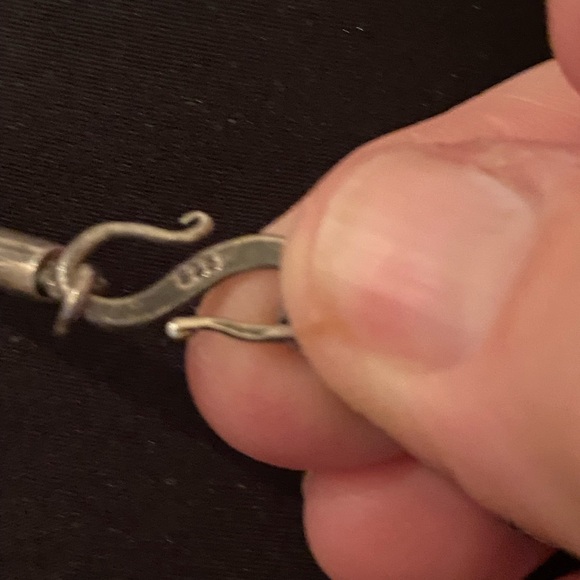 Vintage Turkish Sterling Silver and Amber Necklace - Picture 7 of 9